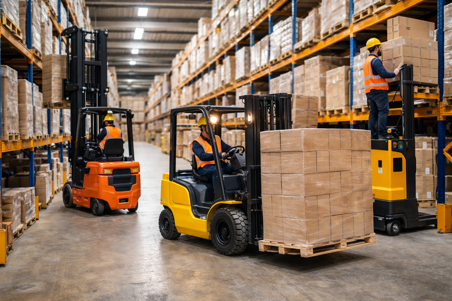 Виды вилочных погрузчиков на складе