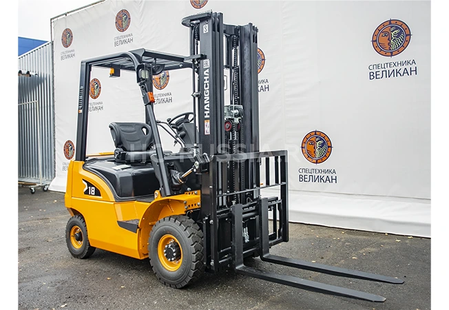 Иллюстрация дизельного вилочного погрузчика Hangcha с двигателем ISUZU GK-C240